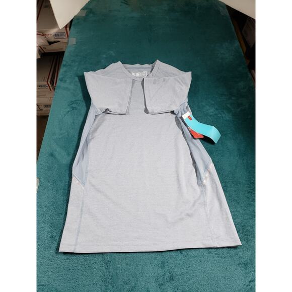 New Balance Shirt Size Small Mens Gray Polyester Short Sleeve Dry Running NWT - Picture 7 of 10